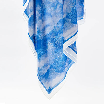 NEW Print Chiffon Hijab Scarf Shawl Fashion Islamic Muslim Scarves Wraps Women Echarpe Breathable Foulard Hijabs - AMULET RING STORE