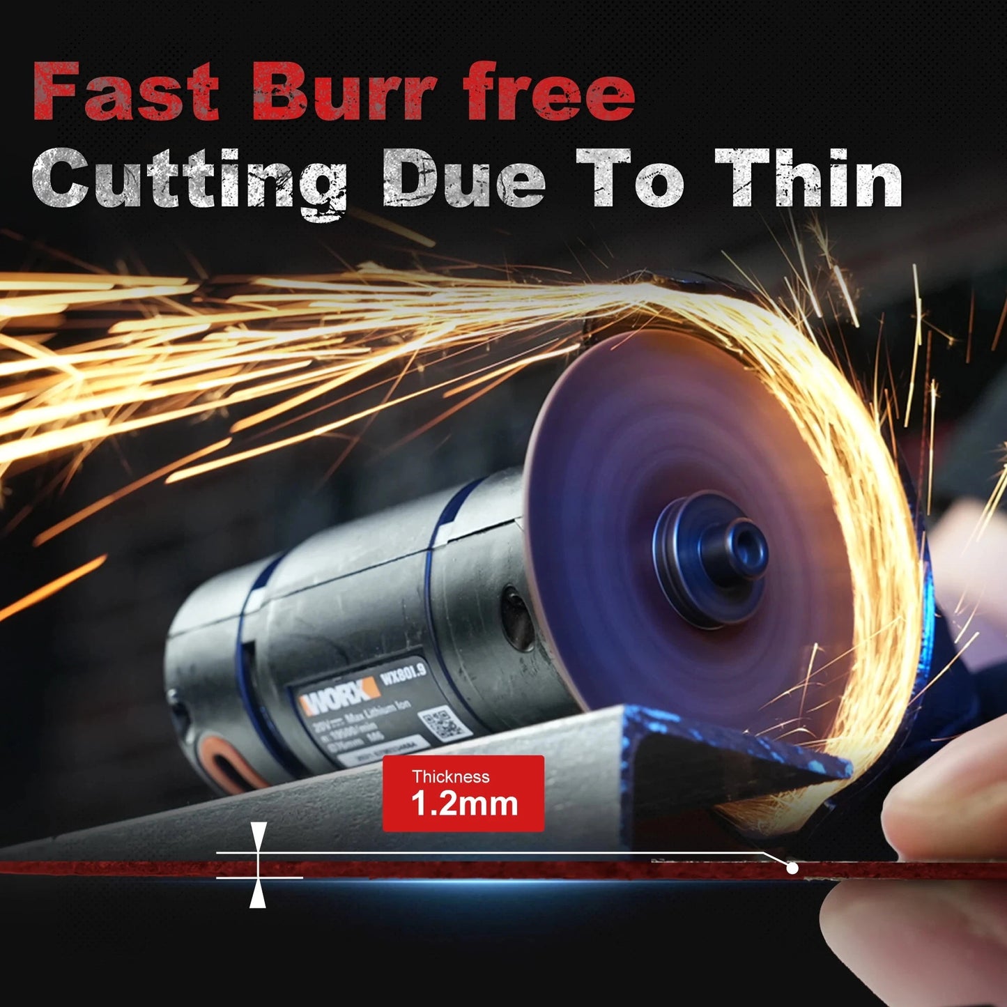 EZARC Cut Off Wheels 24Pcs, 75mm x 1.2 x 10mm Cutting Wheel, Metal & Stainless Steel Cutting Disc for Die Grinder (Thin Design) - AMULET RING STORE