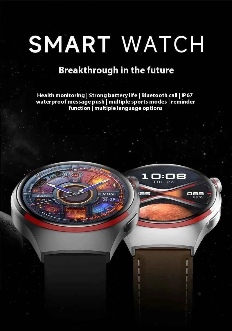 Watch 4Pro NFC GPS Smart Watch 360*360 HD Screen Heart rate Games Blood oxygen SmartWatch IP68 waterproof Sport Watches 2025 New