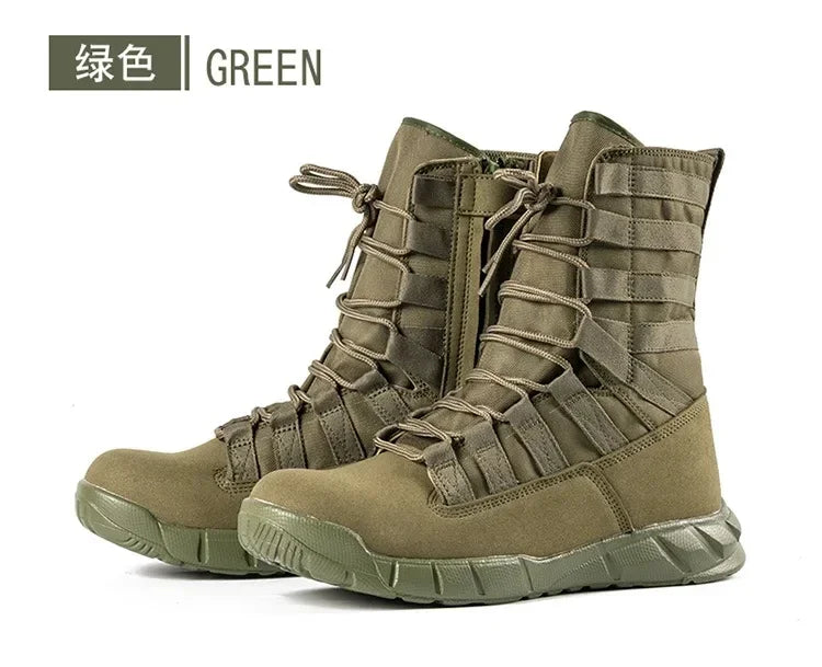 Combat Boot Green Desert Brown Boot Lightweight Training Boots Hiking Boots For Man Tactical Boots Bota Masculina
