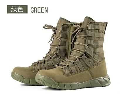 Combat Boot Green Desert Brown Boot Lightweight Training Boots Hiking Boots For Man Tactical Boots Bota Masculina