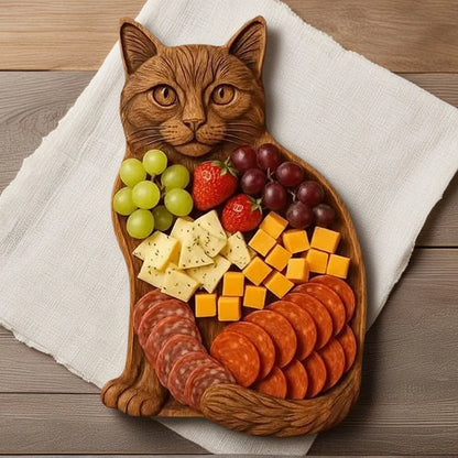 Charcuterie Platter Charcuterie Board Animal Themed Charcuterie Tray Wood Serving Tray for Seafood Lovers & Entertainers - AMULET RING STORE