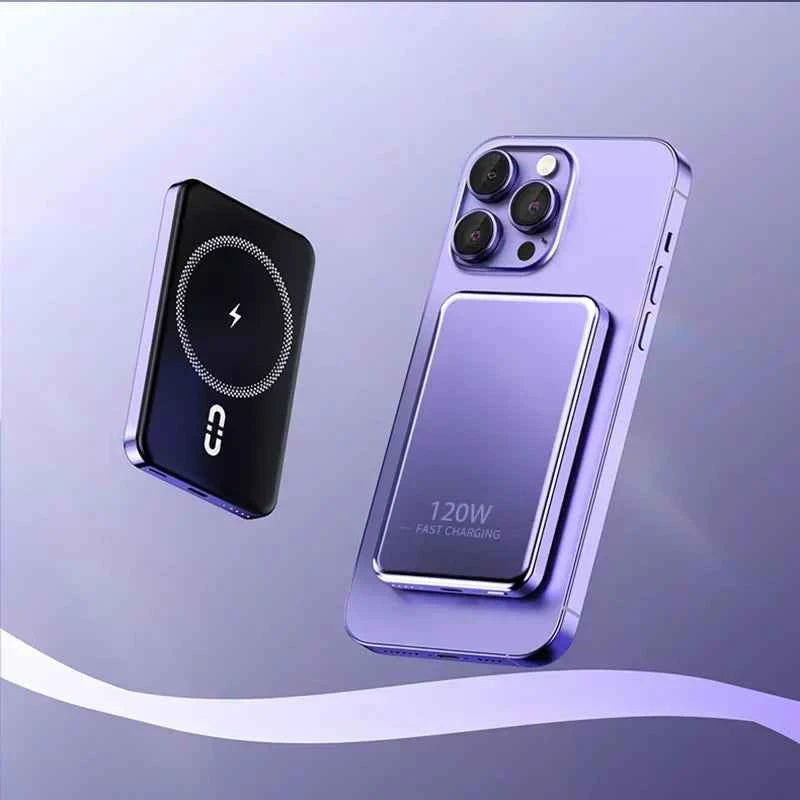 Xiaomi 120W Magnetic Power Bank 50000mAh Large Capacity Wireless Magnetic Fast Charger Portable Power Supply for iPhone Samsung