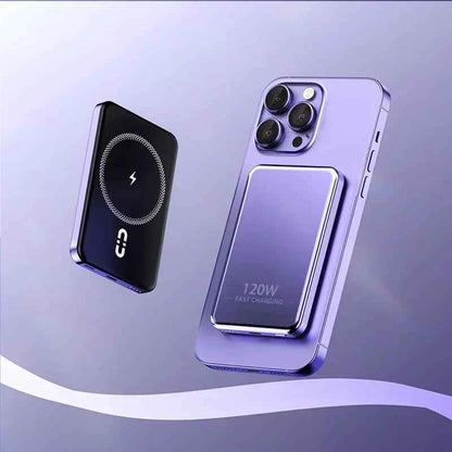 Xiaomi 120W Magnetic Power Bank 50000mAh Large Capacity Wireless Magnetic Fast Charger Portable Power Supply for iPhone Samsung