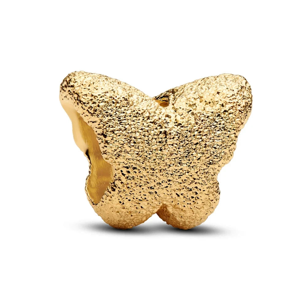 New Mini Series Charm Sun Horseshoe Clover Butterfly Mushroom Beads Fit Original Pan Bracelet DIY Women Jewelry Christmas Gifts - AMULET RING STORE