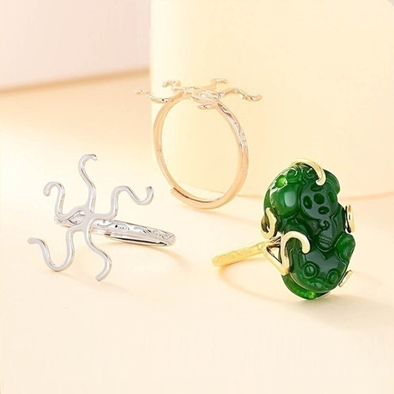 18x21 19x19mm Opening Women Rings Blank Base Heteromorphic Rings Brackets DIY Women Men Rings Setting Jewelry Making Accessory - AMULET RING STORE