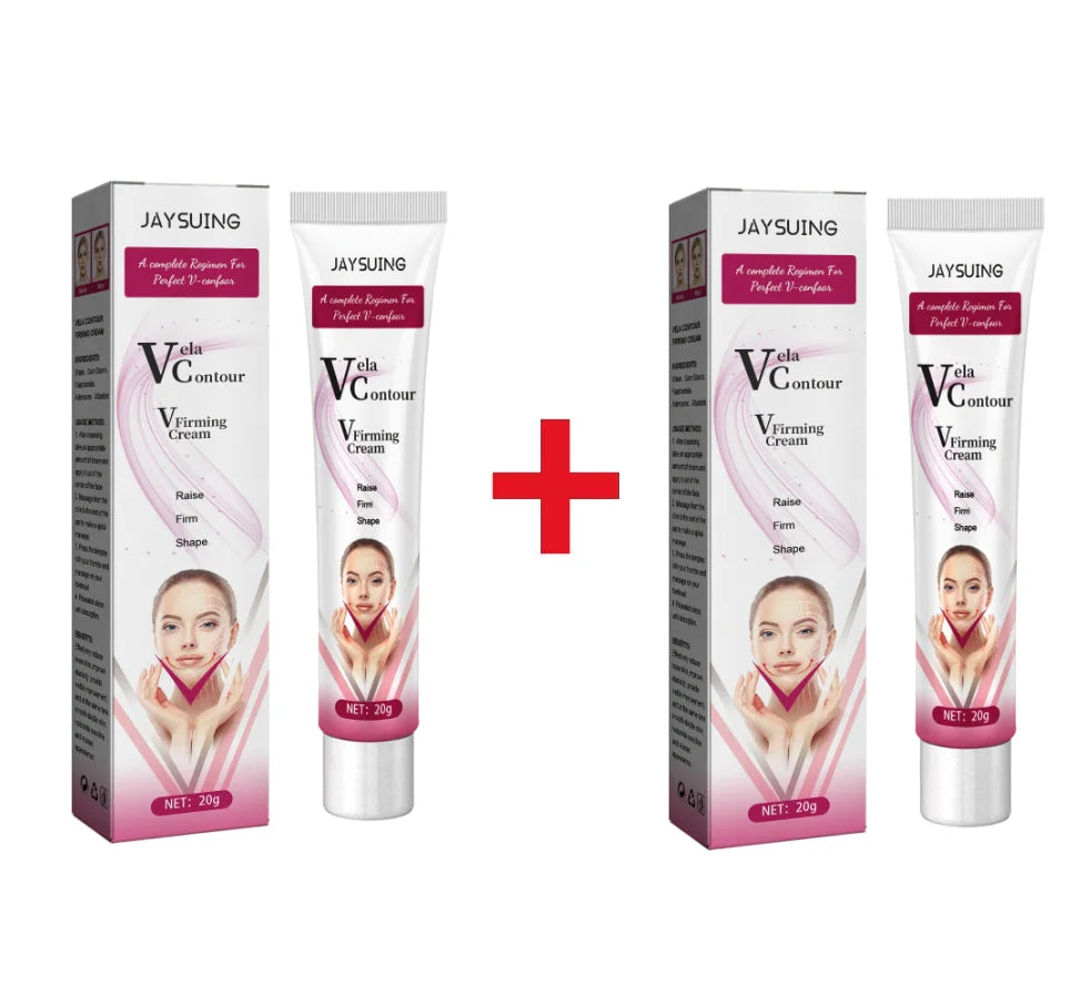 V-Shaped Face Cream Lift Firm Tighten Remove Double Chins To Create A Small V Slim-ming Face Anti Agin-g Beauty Massage Products - AMULET RING STORE