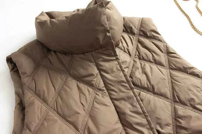Padded Coats Down Vest Jacket For Women Very Warm Hit High Quality New Feather Coat Sleeveless Vests Jackets Woman Winter 2025