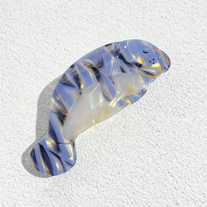 Creative Funny Acetate Tortoise Sturgeon Fish Shark Hairpin Oversize Marine Animal Barrettes Thick Hair Clip Claw Accessories - AMULET RING STORE
