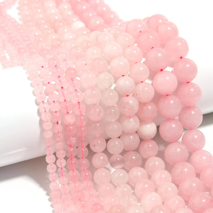 Natural Stone 4 6 8 10 12mm Round Tiger Eye Amethyst Agate Jades Stone Spacer Bead For Jewelry Making Diy Bracelet Needlework