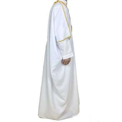 Wholesale Oem Eid Morrocon Drosh African Fabric Thobe Al Noorarab Turkey Clothing Kaftan Abaya Muslim Men Bisht