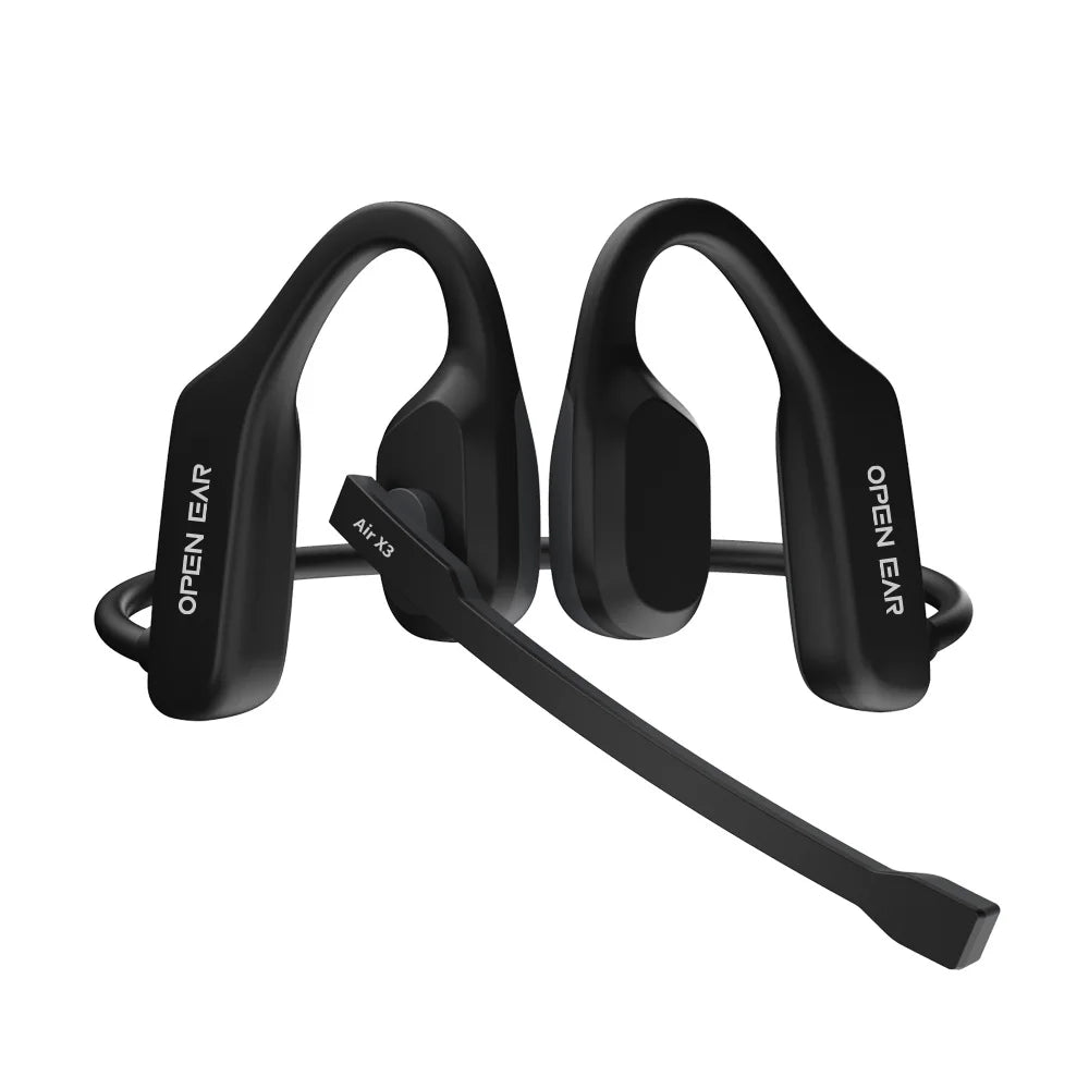 Bone Conduction Wireless Bluetooth Earphones Sports Gaming Headset with Mic Hands-Free Running Earbuds