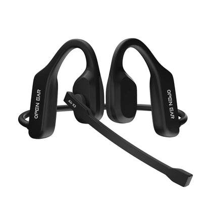Bone Conduction Wireless Bluetooth Earphones Sports Gaming Headset with Mic Hands-Free Running Earbuds