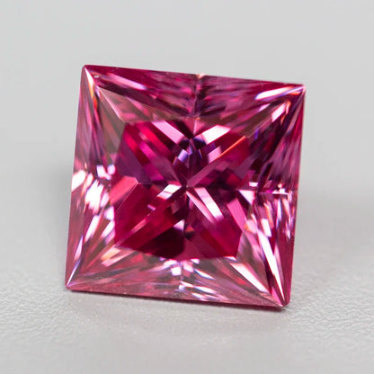 Pink Moissanite Stones with GRA Certificate Round/Pear/Oval/Emerald/Heart/Cushion/Princess/Asscher/Radiant Cut