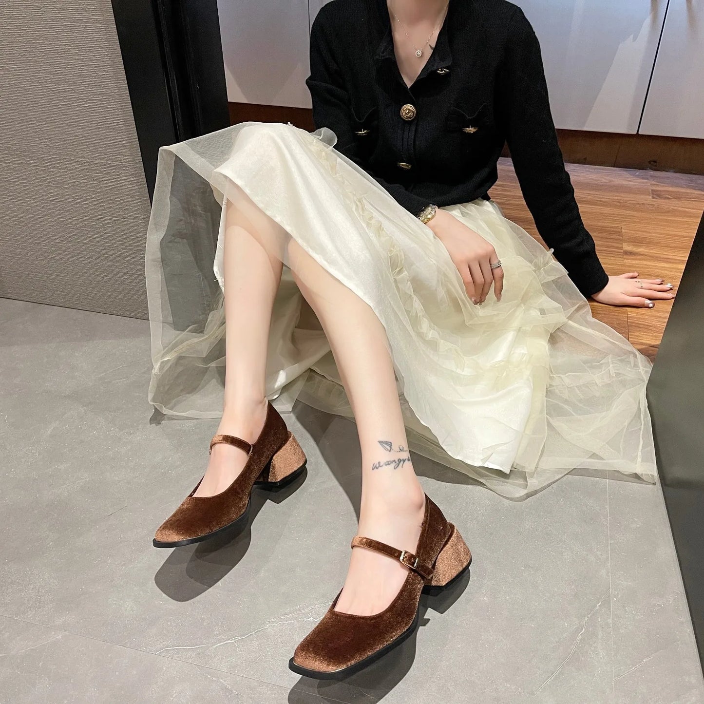 Shoes On Heels Clogs Platform Round Toe Shallow Mouth 2025 Fashion Women's Female Footwear Casual Sneaker Creepers New Comfortab - AMULET RING STORE