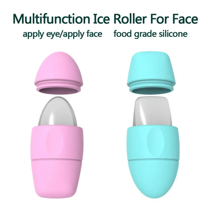 1PC Ice Face Roller Reusable Silicone Ice Mold Face Massage Eye Facial Beauty Skin Care Tools Apply Ice for Shrink Pores
