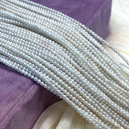 AAA 2-3mm High Quality Near-round Beads Exquisite Natural Freshwater Pearls for Jewelry Making DIY Necklace Bracelet Accessories - AMULET RING STORE