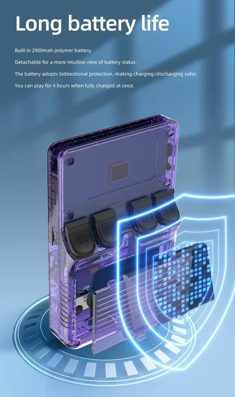 NEW 128G R36S Retro Handheld Video Game Console Linux System 3.5 Inch IPS Screen R35s Pro Portable Pocket Video Player Games - AMULET RING STORE