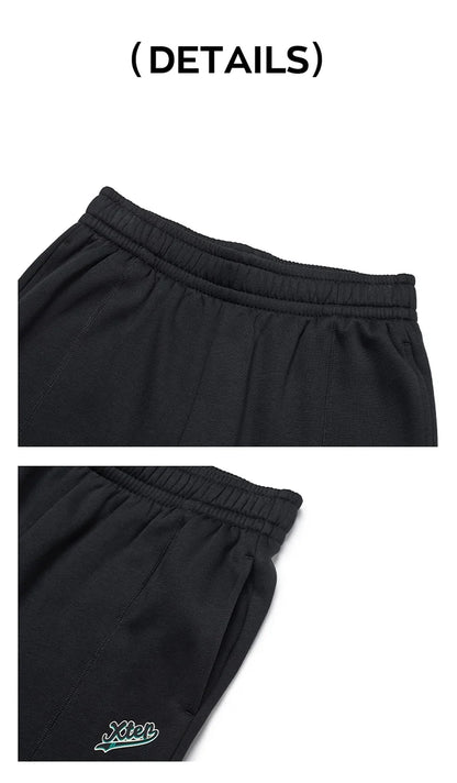 Xtep Trousers For Men And Women 2024 Winter Knitting Loose Exercise Sweatpants Casual Trendy Warm Soft Bottoms 876427630125