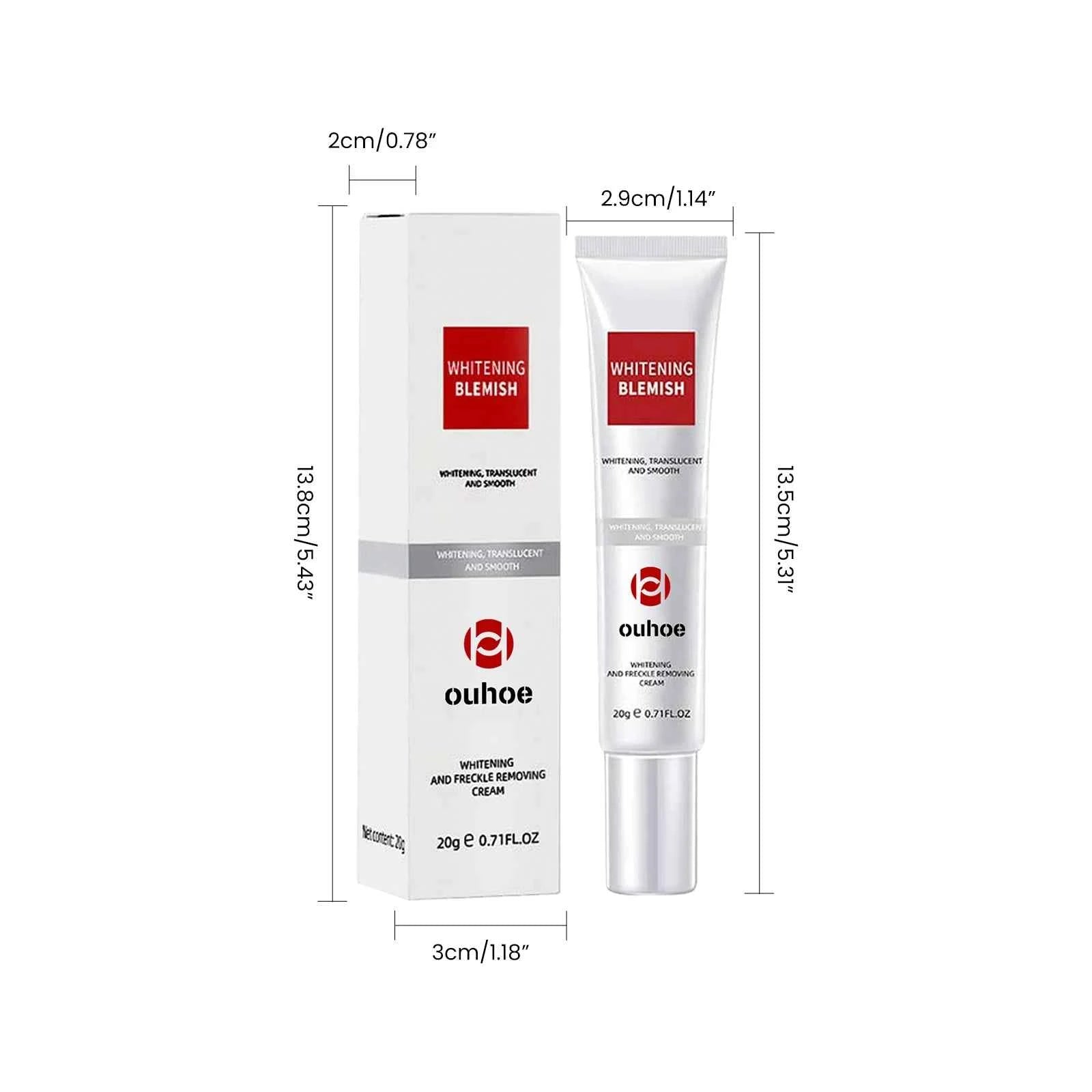 Ouhoe 20g Niacinamide Dark Spots Remover Cream Lighten Melanin Improve Dullness Brighten Skin Tone Smooth Face Repairing Cream