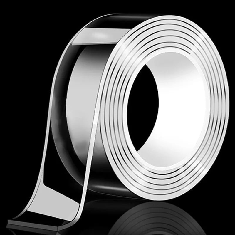 Nano Double sided Adhesive Tape Extra Strong Waterproof Transparent Traceless Tape Thickened Reusable Decorative Tape Home Tools - AMULET RING STORE