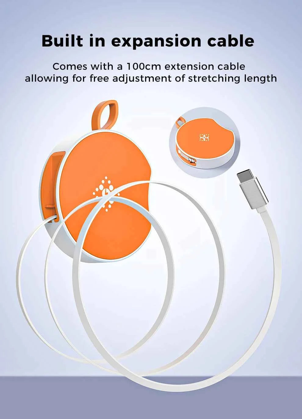 Wireless Charger for iPhone 15 14 13 Samsung S23 Huawei Mate60 15W Fast Charge with Hidden USB Cable Universal Charging Pad for