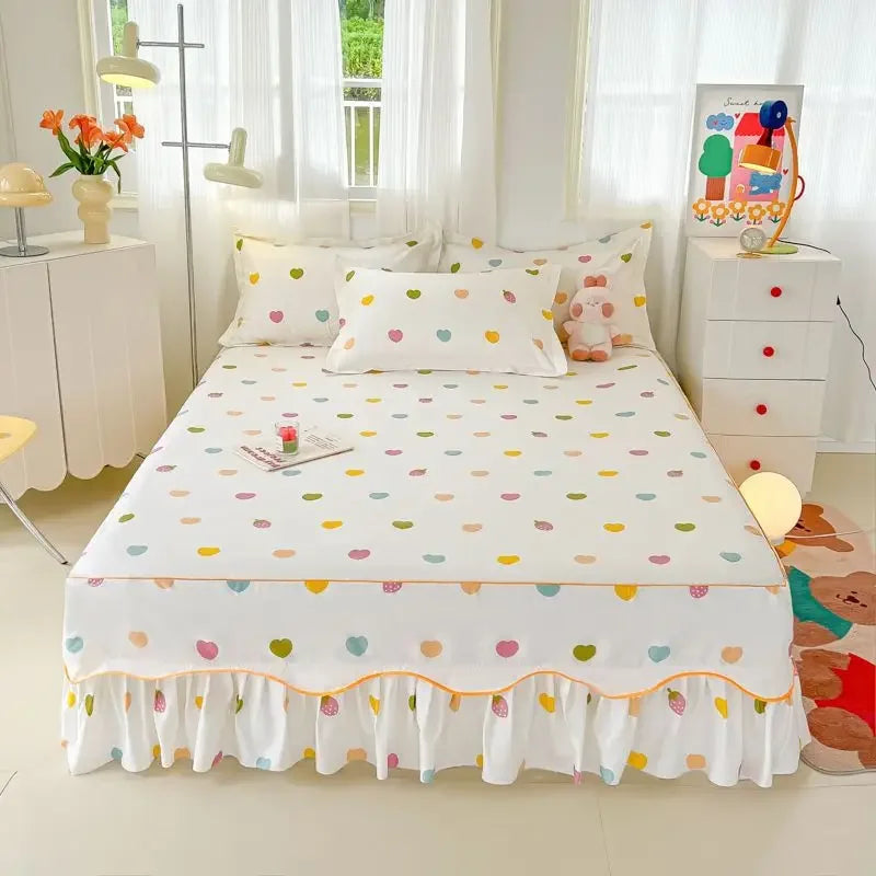 Sheet Set Household with Pillowcase Fashion Modern Water-proof Universal Skin-friendly Single Double Home Textile Bedding Luxury