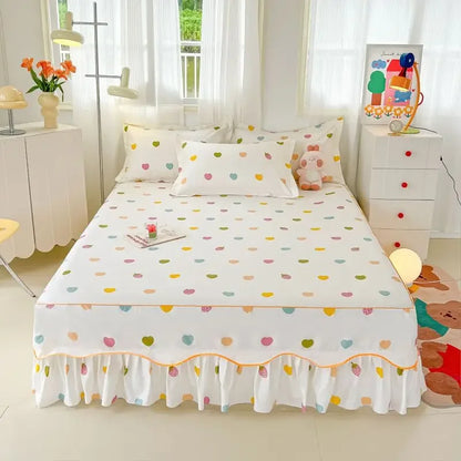 Sheet Set Household with Pillowcase Fashion Modern Water-proof Universal Skin-friendly Single Double Home Textile Bedding Luxury