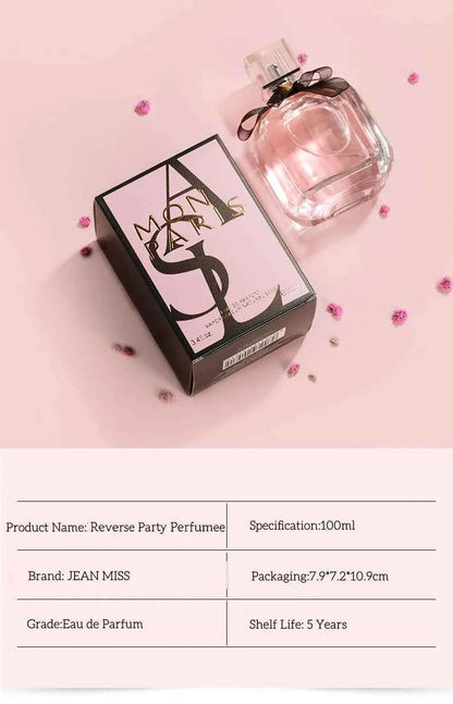 Reverse Paris Women's Perfume 100ml Elegant Floral Scent Eau De Toilette Original Lasting Fragrance Pheromone Parfum Femme
