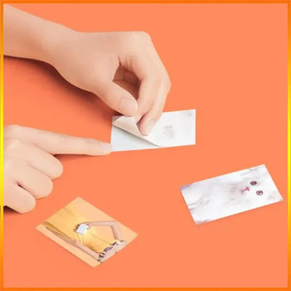 Original 100% Xiaomi ZINK Pocket Printer Paper Self-adhesive Photo Print 50pcs Sheets Xiaomi 3-inch Mini Pocket Photo Printer