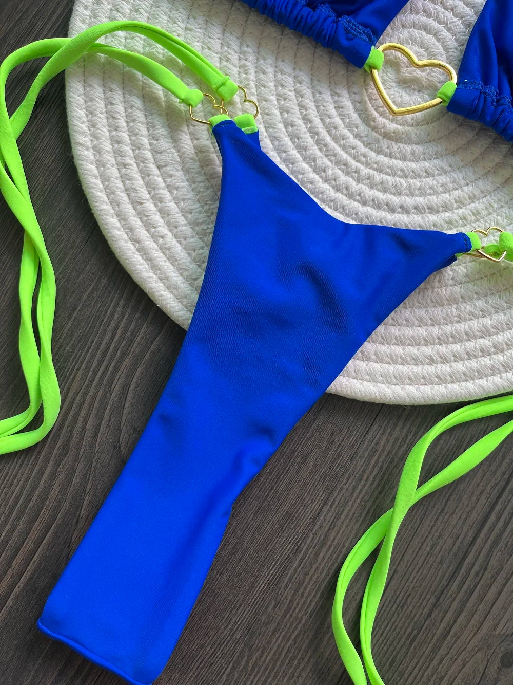 RUOTONSEPT Sexy Halter Solid color Bikini Set Women's Swimsuit Two-piece Triangle Thong Swimwear Bathing Suit Brazilian Biquinis - AMULET RING STORE