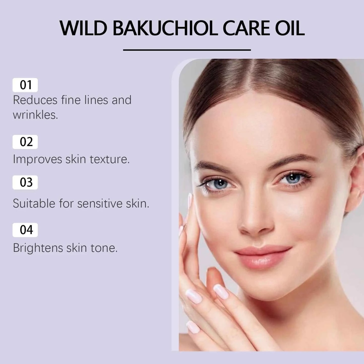 Bakuchiol Essectial Oil Relaxing Fade Fine Lines Brightening Skin Smoothing Facial Body Skin Care Nourish for Sensitive Skin