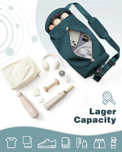 Sports Fitness Bag Women Travel Bag Multi-functional Handbag Yoga Bag Short-Distance Weekender Travel Package Swimming Gym Bags