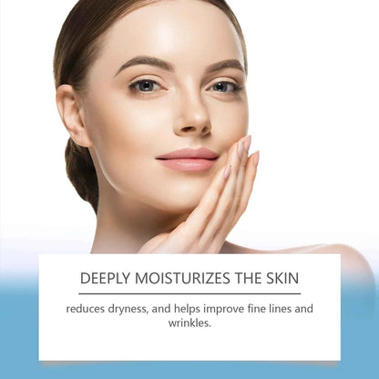 Collagen Facial Serum Hydrating Brightening Essence, Under Eye Wrinkle Care Gentle Anti-Aging Concentrate for All Skin Types