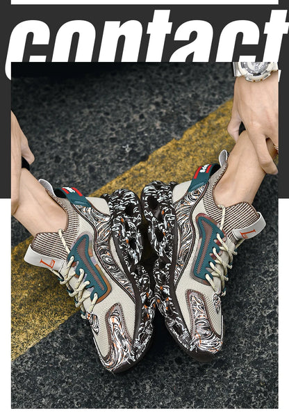 Shoes men Sneakers Male casual Mens Shoes tenis Luxury shoes Trainer Race Breathable Shoes fashion loafers running Shoes for men - AMULET RING STORE