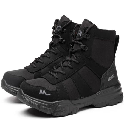 Work Boots Indestructible Safety Shoes Men Steel Toe Shoes Puncture-Proof Sneakers Women Non Slip Work Shoes Male Tactical Boots - AMULET RING STORE