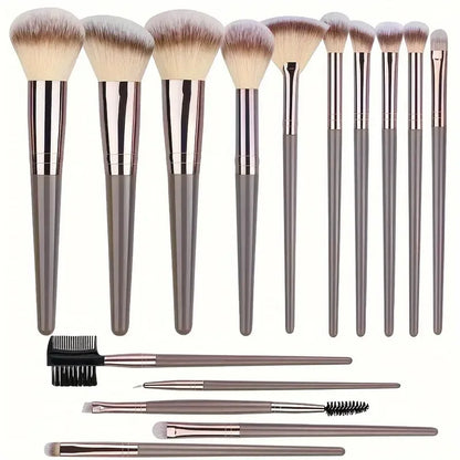 3-20PCS Makeup Brushes Set Eyeshadow Fluffy Foundation Concealer Blush Highlighter Storage Box Female Cosmetics Beauty Tools - AMULET RING STORE