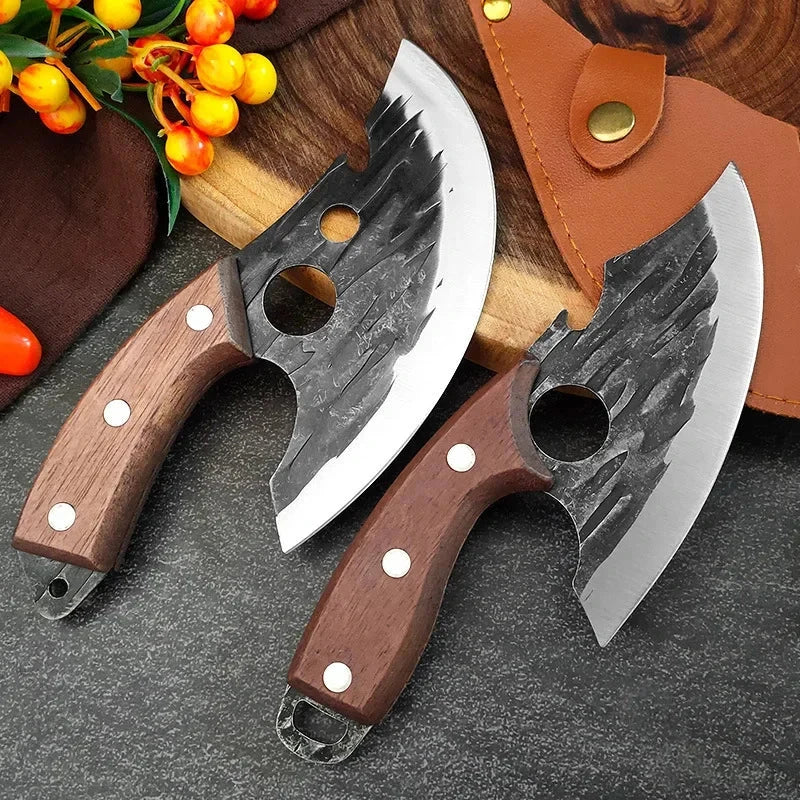 2024new Outdoor Pick Bones Dedicated Knife Hand-Forged Meat Cutting Knife Slaughter Professional Meat Selling Knife - AMULET RING STORE