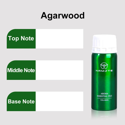 NAMSTE Hotel Perfume Oil 100ML Lavender Pure Essential Oils White Tea Coffee For Diffuser Aroma Oil Room Fragrance Air Freshener - AMULET RING STORE