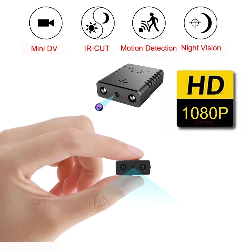 WiFi XD Smart Wireless Camcorder HD 1080P Mini Camera Ip Smallest Mini Camcorder Sport Micro Camera Suport max 256GB TF Card - AMULET RING STORE