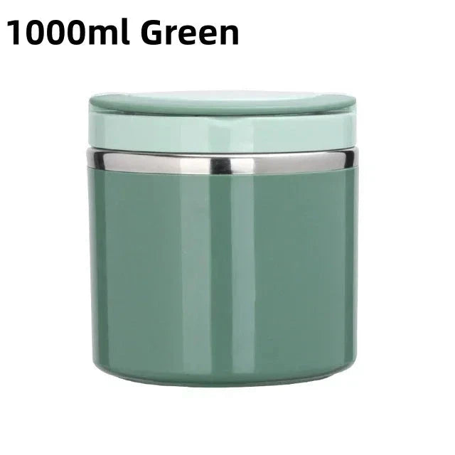 630/1000ml Food Thermal Jar Insulated Soup Cup Thermos Containers Stainless Steel Lunch Box Thermo Keep Hot for School Children - AMULET RING STORE