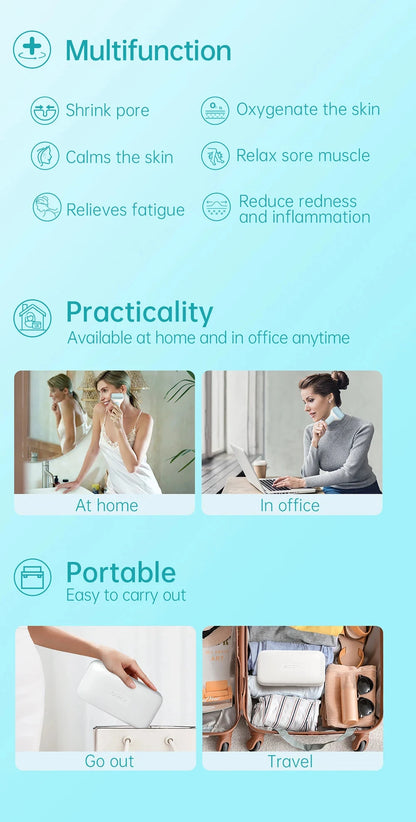 Original Skincare Ice Roller For Face SOICY S20 Derma Cooler Massager For Face Lift Sun Damage Redness Pain Relife