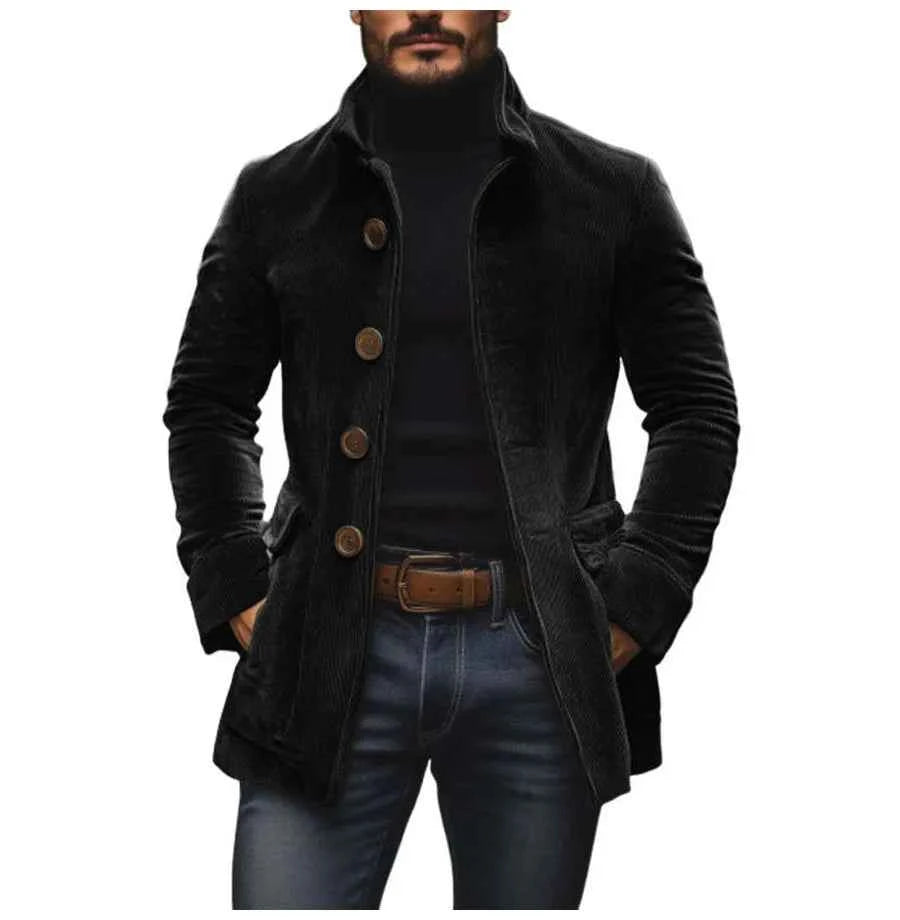 Winter Jackets For Man 2025 Autumn Fashion Long Sleeve Pockets Coats Outwears