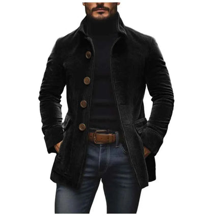 Winter Jackets For Man 2025 Autumn Fashion Long Sleeve Pockets Coats Outwears