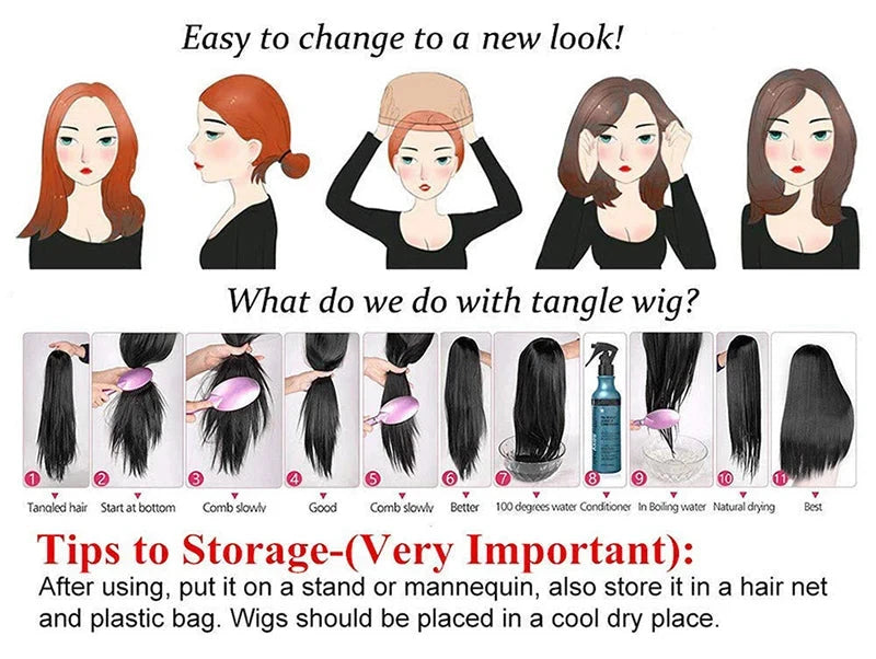 Black Ombre Red Layered Wig Synthetic Long Wavy Women Fluffy Lolita Style Cosplay Wig Middle Part for Daily Party - AMULET RING STORE