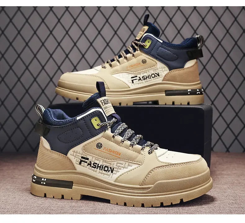 Sneakers Men Casual Autumn Vulcanized Shoes Male Walking Sport Shoes Outdoor Sneakers Male Sneakers Soft Sole Walking Shoes - AMULET RING STORE