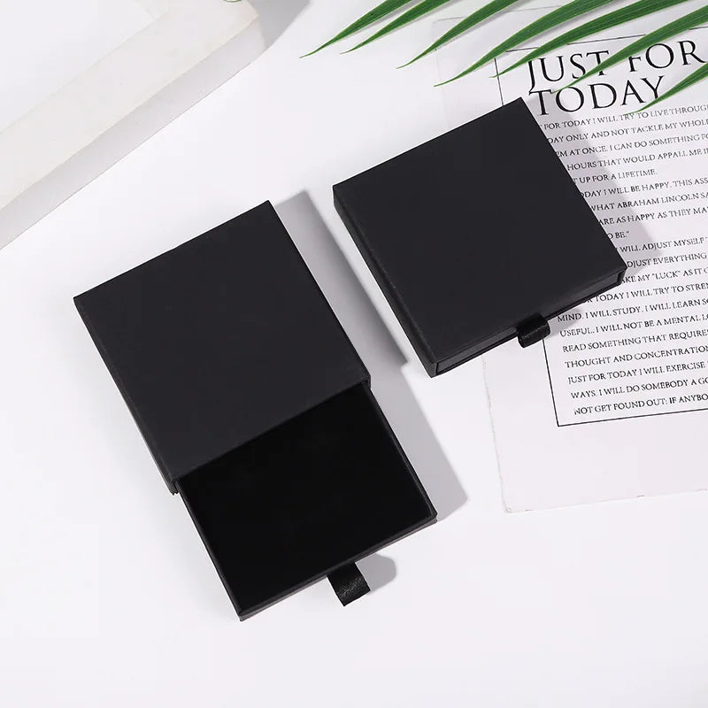 Thicken Paper Drawer Jewelry Box Greeting Card for Necklace Bracelet Ring Gift Display Case Jewelry Packaging Boxes Wholesale - AMULET RING STORE