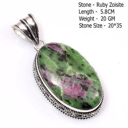 Genuine Labradorite Antique  Pendant Hand Made Women Jewelry Gift