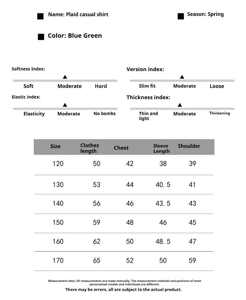 2025 Spring Girls Plaid Shirt Comfort Fashion Teen Kids Tops Clothes Casual All-match Long Sleeve Children Blouse 10 12 13 Years