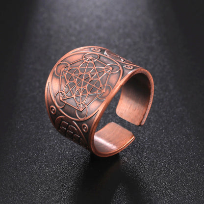 LIKGREAT Six Pointed Star Seal of Solomon Ring